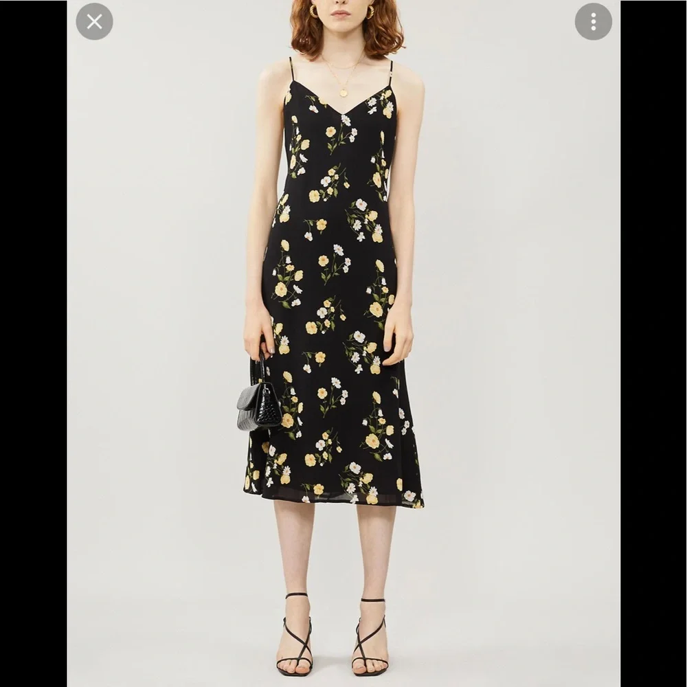 (SOLD) Reformation Dietrich Midi Dress - Picture 7 of 12